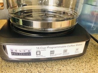 Bella pro series , 14 cups programmable coffee maker