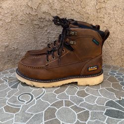 WORK BOOTS ARIAT SOFT TOE WATERPROOF SIZE 8.5 MENS 
