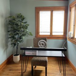 Faux TreeOr Rattan Chair 