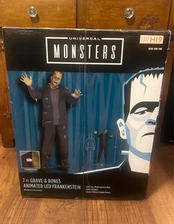 7 ft LED Animated Frankenstein