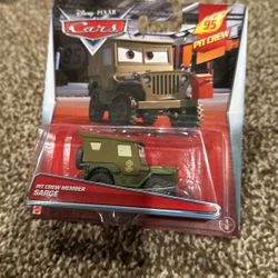 Disney Pixar Cars Pit Crew Member SARGE