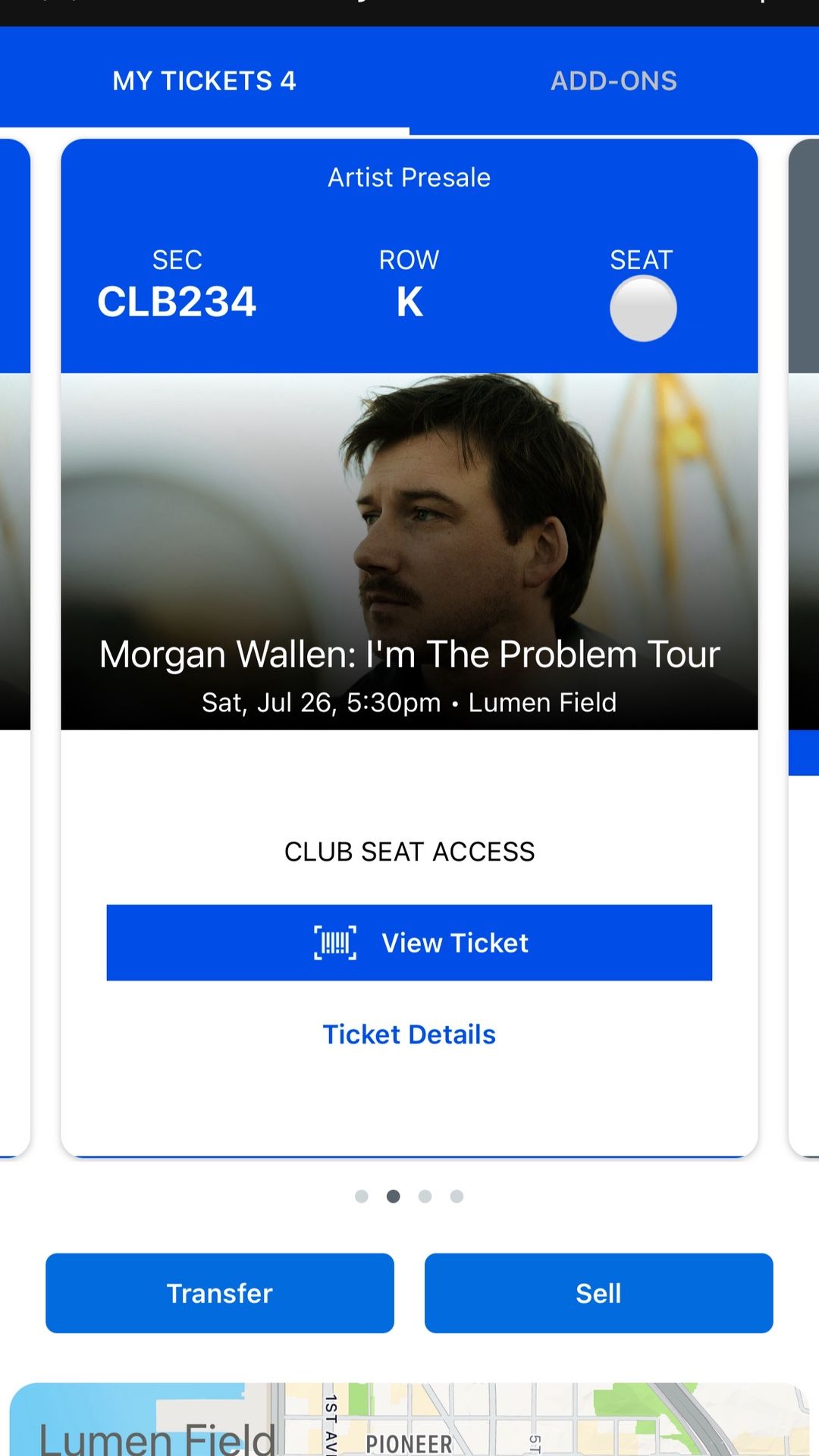 Morgan Wallen Lumen Field July 26th