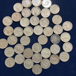 Queen Elizabeth (English Coins ) 42 pounds 