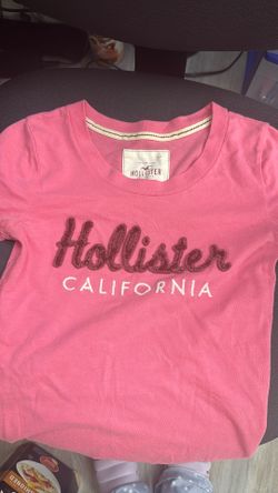 Hollister Pink T Shirt xs