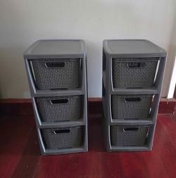 Stackable Tower drawers storage bins organization woven stackable Made in Poland