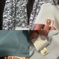 Light Blue Double Hooded Bape
