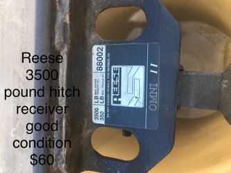 Reese hitch receiver 3500 pound