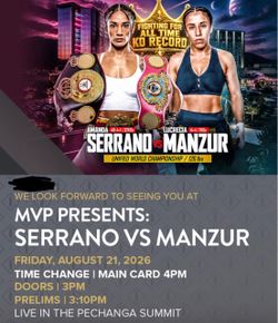 Serrano Vs Manzur Pechanga 08/22