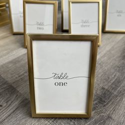 Wedding Table Signs 