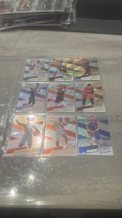 Panini Revolution NBA Basketball Cards Lot of 9