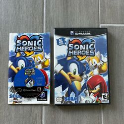 SEGA Sonic Heroes Nintendo GameCube 2003 CIB w/ Manual, E, NTSC-U/C