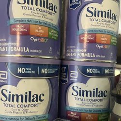 Similac total comfort  $10 each baby formula
