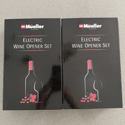 Electric Wine Opener Set New