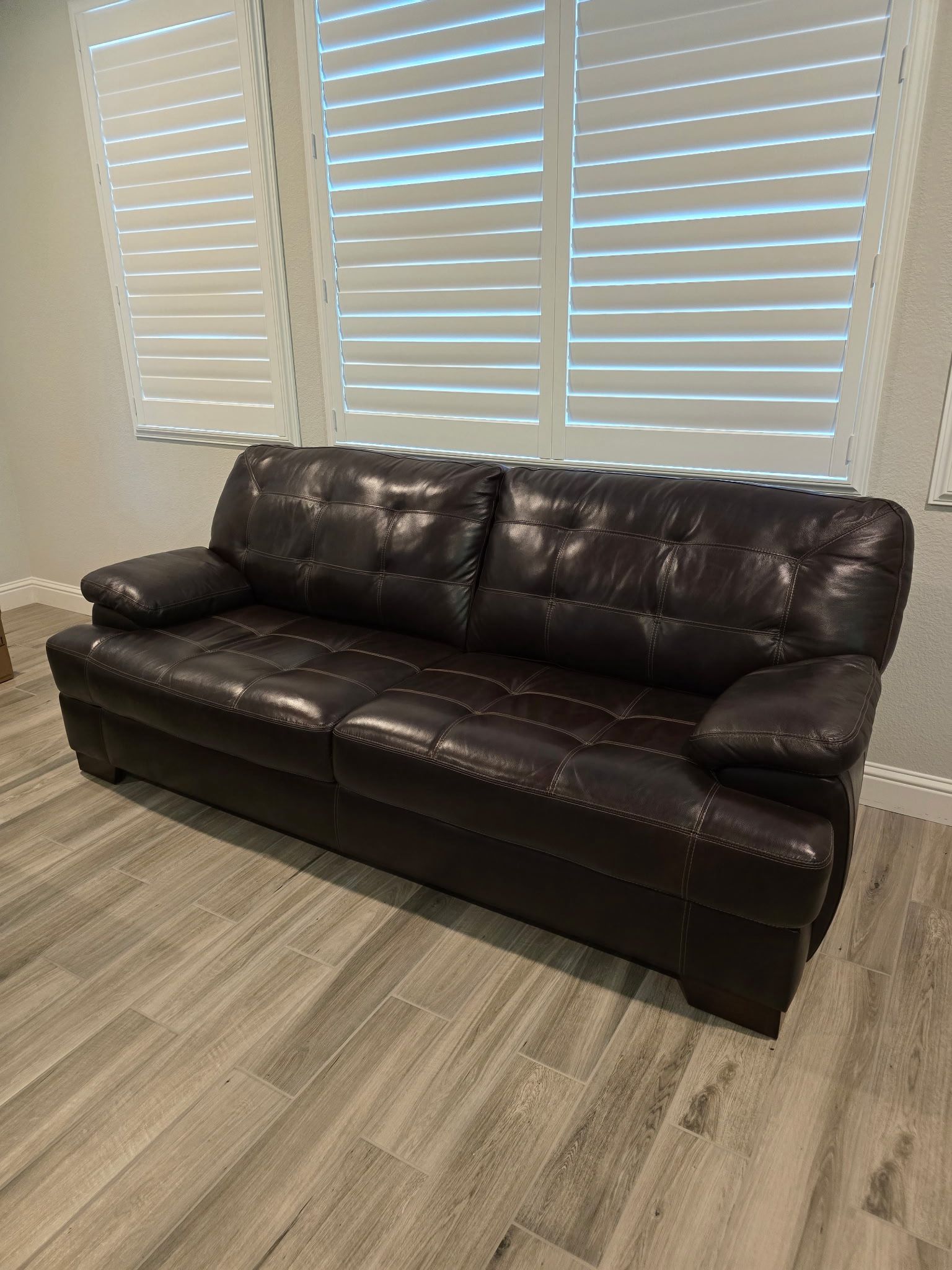 Premium Real Leather Couch