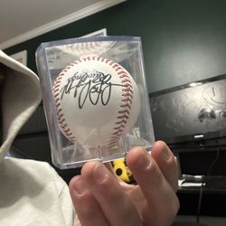 Micheal King And Garrett Cole Signed Baseball