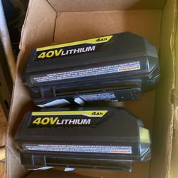 Ryobi Batery 40 Vol 35 Each