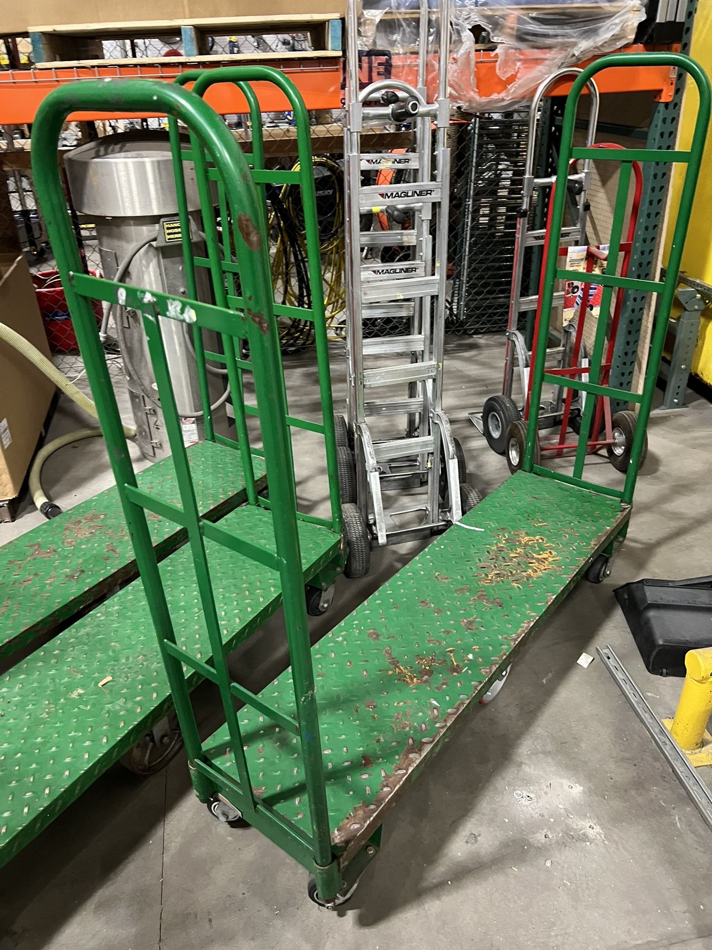 Uline Green Carts