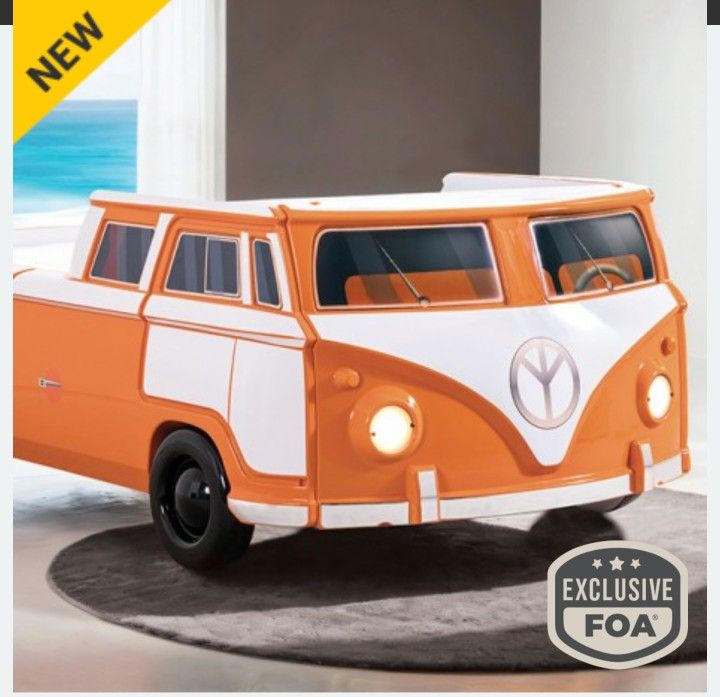 Furniture of America Axel Peace Bus Twin Bed FOA7726OR-bed #121525