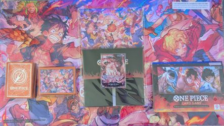 One Piece TCG - Dallas Flame Flame Coliseum full retail bundle