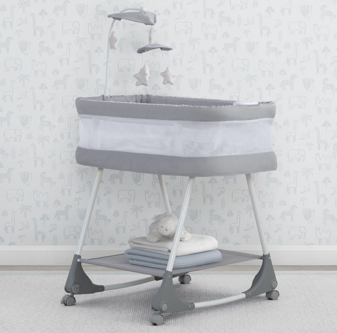 Simmons Kids Bassinets Shooting Star Rocking Bassinet With Air
