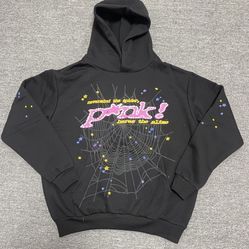 Pink Spider Hoodie  