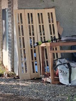 Bifold french doors