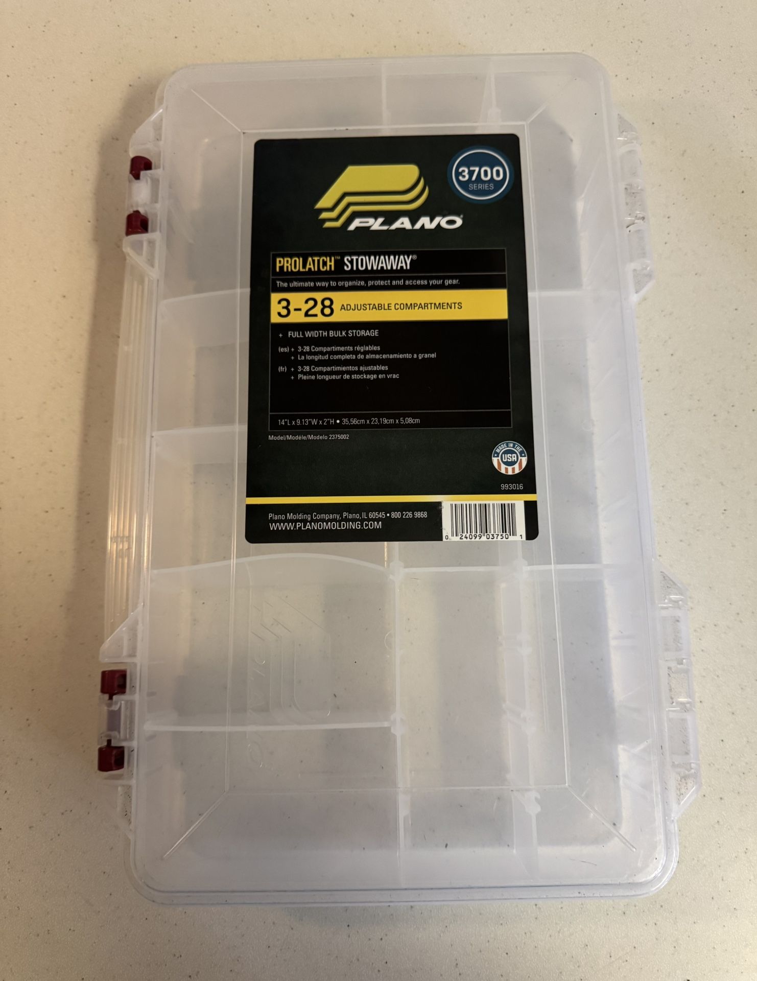 Plano Prolatch Stowaway 3700 Clear Organizer Large 3-28