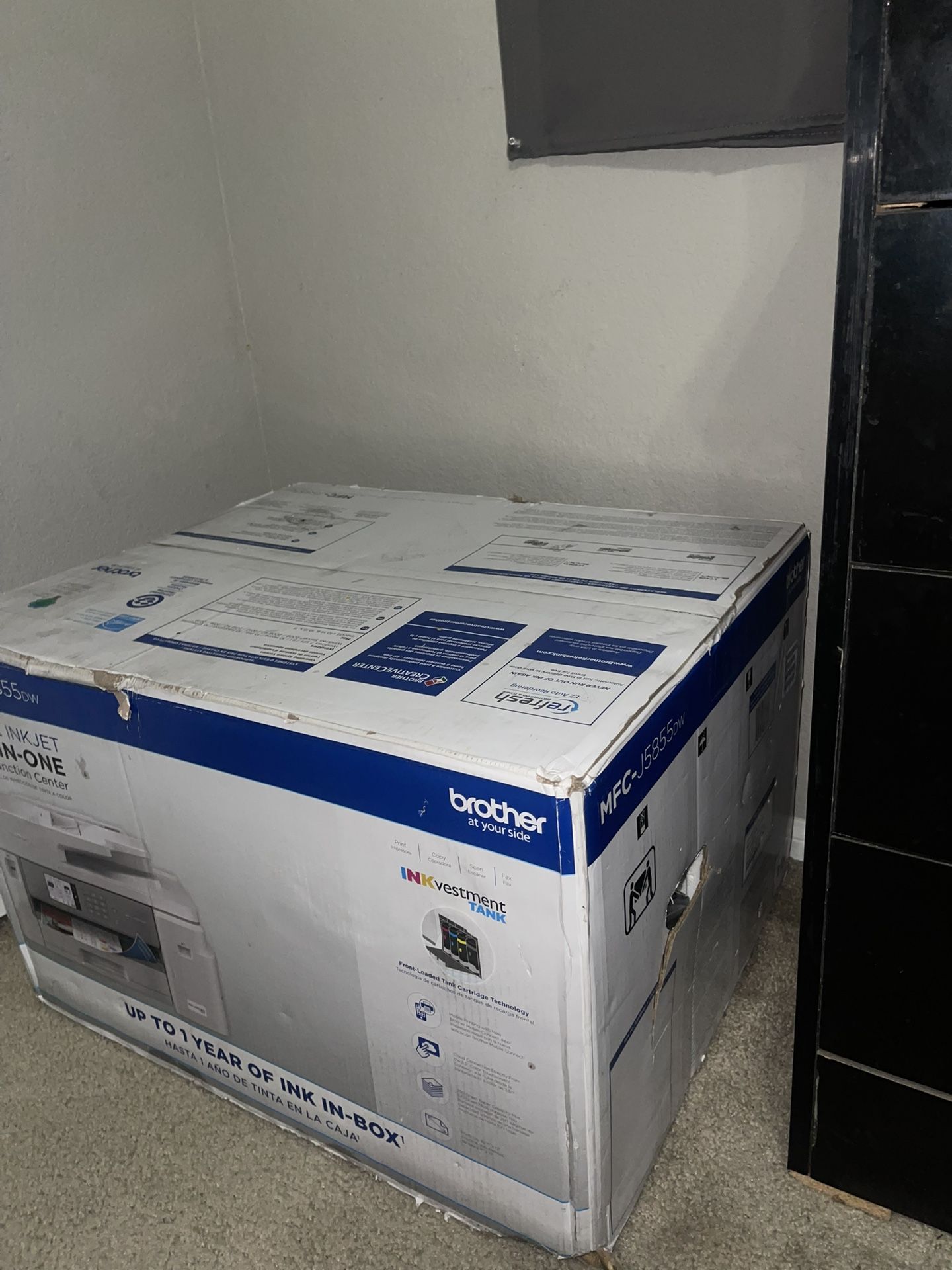 Brother MFC-J5855DW INKvestment 11″×17″ Color All-In-One — Very Good Condition