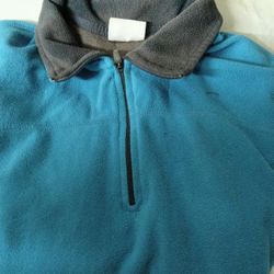 Danskin Youth Fleece Partial Zip Fleece Jacket