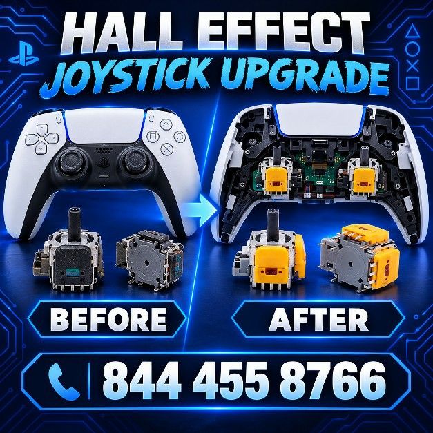 playstation 5 controller repair joystick upgrade hall effect for Sale ...