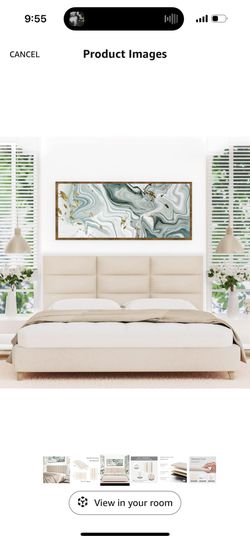 Brand New Headboard Panels (Open Box; Unused); Easy DIY Peel & Stick