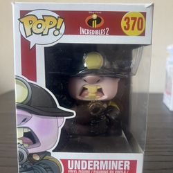 VAULTED Underminer Incredibles 2 Funko Pop #370 Disney Pixar Animation Movies