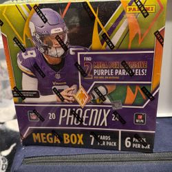 2024 Mega Box Phoenix Football Cards 