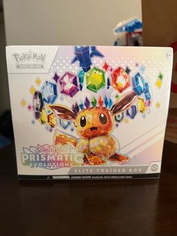 Pokémon Scarlet & Violet Prismatic Evolutions Elite Trainer Box