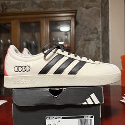 New Mens 10 Adidas Audi VL Court Sneakers Shoes Deadstock Rare $120 Cash, Pick Up In Reseda Only (Tampa And Vanowen)