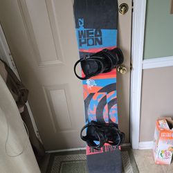 Mens Snowboard (154cm K2 World Wide Weapon)