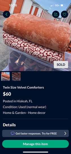 Twin Size Velvet Comforters