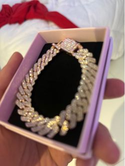Moissanite Miami’s Cuban bracelet