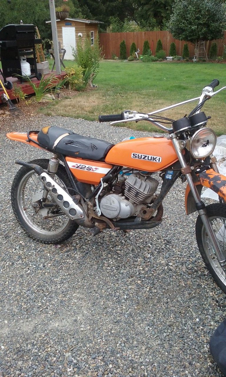 1972 Suzuki 125 Motorcycle