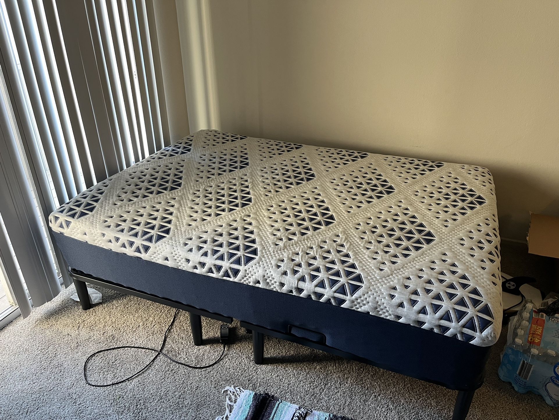 Mattress + Adjustable Bed Frame