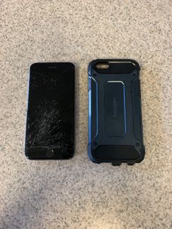 iPhone 6S and case