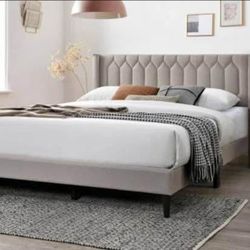 BRAND NEW QUEEN PLATFORM BED FRAME WITH MATRESS INCLUDED $299
