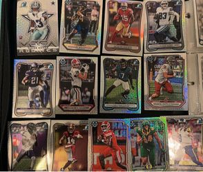 NFL Rookie Football Card Lot Bowman Chrome