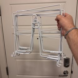 6 Metal White Top Closet Organizer Dividers 