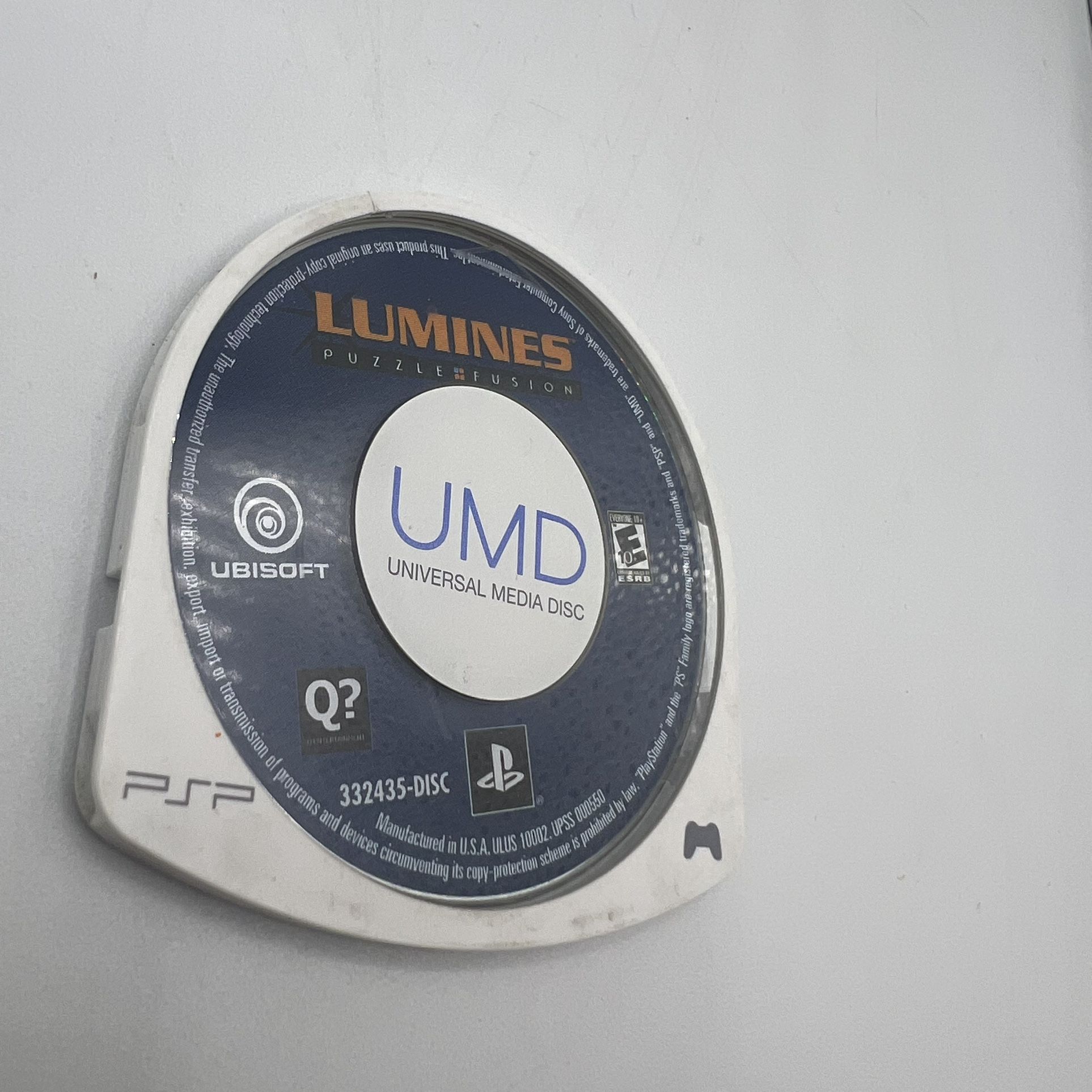 Lumines Puzzle Fusion (Sony PSP, 2005) UMD Disc Only Tested Authentic