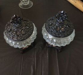 Candle holders Halloween look