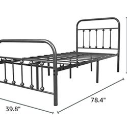 Twin Size Metal Bed Frame