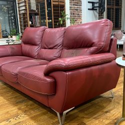 Leather Couch 