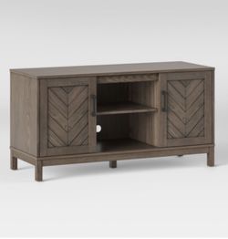 Eastford V Pattern TV Stand Brown - Threshold™