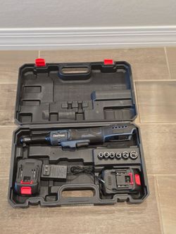 21V Cordless Ratchet Wrench, 3/8" Drive, 300 RPM, up to 60 ft-lbs of Torque